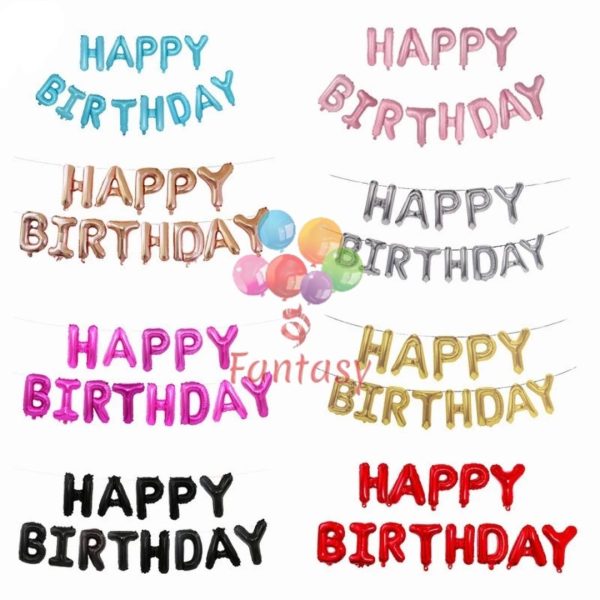 Set de HAPPY BIRTHDAY