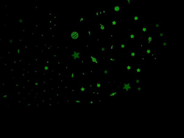 Estrellas fluorescentes